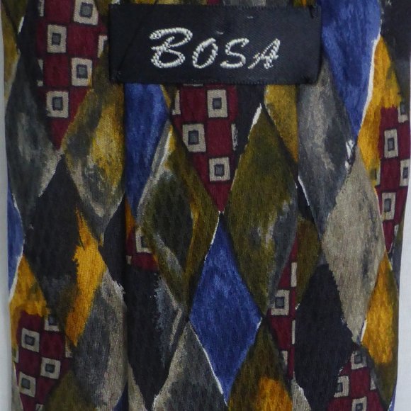 BOSA, neck tie, 100% silk, Made In Italy - Picture 1 of 7